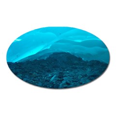 Mendenhall Ice Caves 1 Oval Magnet by trendistuff