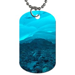 Mendenhall Ice Caves 1 Dog Tag (one Side) by trendistuff