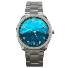 Mendenhall Ice Caves 1 Sport Metal Watches by trendistuff