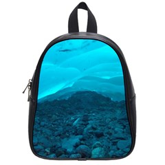 Mendenhall Ice Caves 1 School Bags (small)  by trendistuff