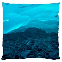 Mendenhall Ice Caves 1 Large Cushion Cases (one Side)  by trendistuff