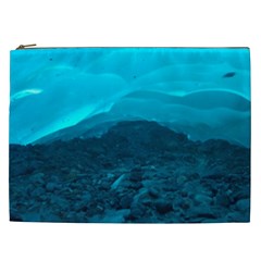 Mendenhall Ice Caves 1 Cosmetic Bag (xxl)  by trendistuff