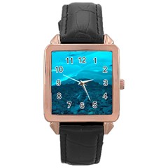 Mendenhall Ice Caves 1 Rose Gold Watches by trendistuff