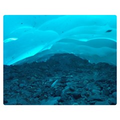 Mendenhall Ice Caves 1 Double Sided Flano Blanket (medium)  by trendistuff