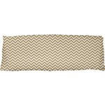 Gold and White Chevron Wavy ZigZag Stripes Samsung Galaxy Nexus S i9020 Hardshell Case Front