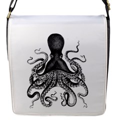 Vintage Octopus Flap Messenger Bag (s) by waywardmuse