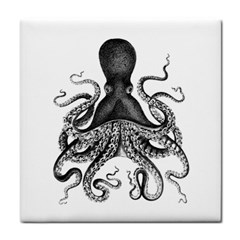 Vintage Octopus Tile Coasters by waywardmuse