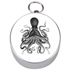 Vintage Octopus Silver Compasses by waywardmuse