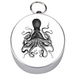 Vintage Octopus Silver Compasses Front