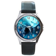 Marble Caves 3 Round Metal Watches by trendistuff