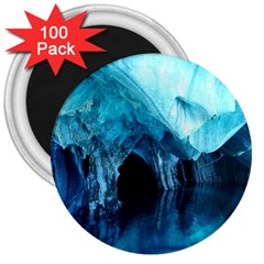 Marble Caves 3 3  Magnets (100 Pack) by trendistuff