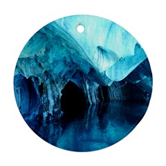 Marble Caves 3 Round Ornament (two Sides)  by trendistuff