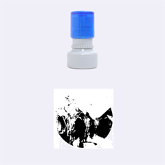 Marble Caves 3 Rubber Round Stamps (small) by trendistuff