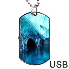 Marble Caves 3 Dog Tag Usb Flash (two Sides)  by trendistuff