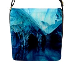 Marble Caves 3 Flap Messenger Bag (l)  by trendistuff