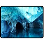 MARBLE CAVES 3 Double Sided Fleece Blanket (Large)  80 x60  Blanket Back