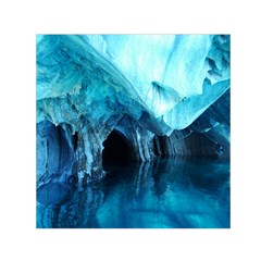 Marble Caves 3 Small Satin Scarf (square)  by trendistuff