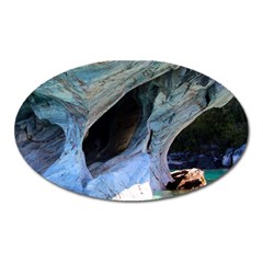 Marble Caves 2 Oval Magnet by trendistuff