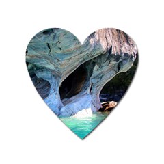 Marble Caves 2 Heart Magnet by trendistuff