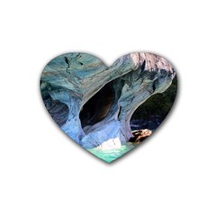 Marble Caves 2 Heart Coaster (4 Pack)  by trendistuff