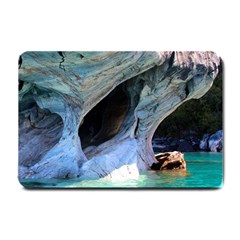 Marble Caves 2 Small Doormat  by trendistuff