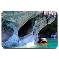 Marble Caves 2 Large Doormat  by trendistuff