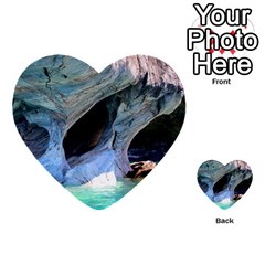 Marble Caves 2 Multi-purpose Cards (heart)  by trendistuff