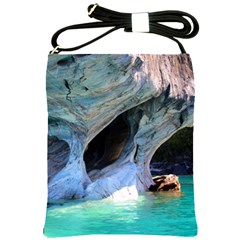 Marble Caves 2 Shoulder Sling Bags by trendistuff