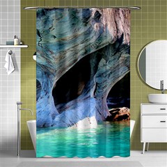 Marble Caves 2 Shower Curtain 48  X 72  (small)  by trendistuff