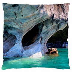 Marble Caves 2 Large Flano Cushion Cases (two Sides)  by trendistuff