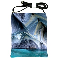 Marble Caves 1 Shoulder Sling Bags by trendistuff