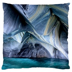 Marble Caves 1 Large Cushion Cases (one Side)  by trendistuff