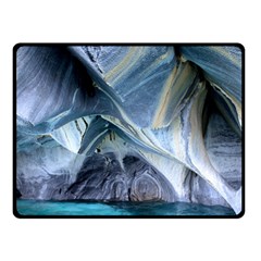 Marble Caves 1 Double Sided Fleece Blanket (small) 