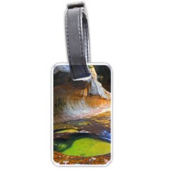 Left Fork Creek Luggage Tags (one Side)  by trendistuff