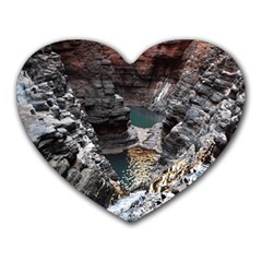 Karijini Canyon Heart Mousepads