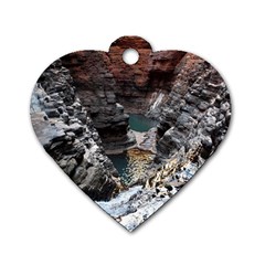 Karijini Canyon Dog Tag Heart (one Side) by trendistuff