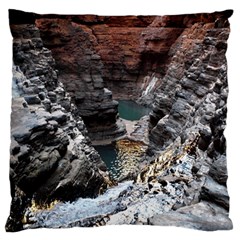 Karijini Canyon Large Flano Cushion Cases (one Side) 