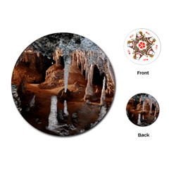 Jenolan Imperial Cave Playing Cards (round)  by trendistuff