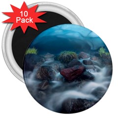 Iceland Cave 3  Magnets (10 Pack)  by trendistuff