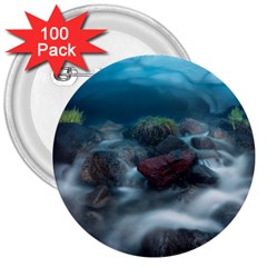 Iceland Cave 3  Buttons (100 Pack)  by trendistuff