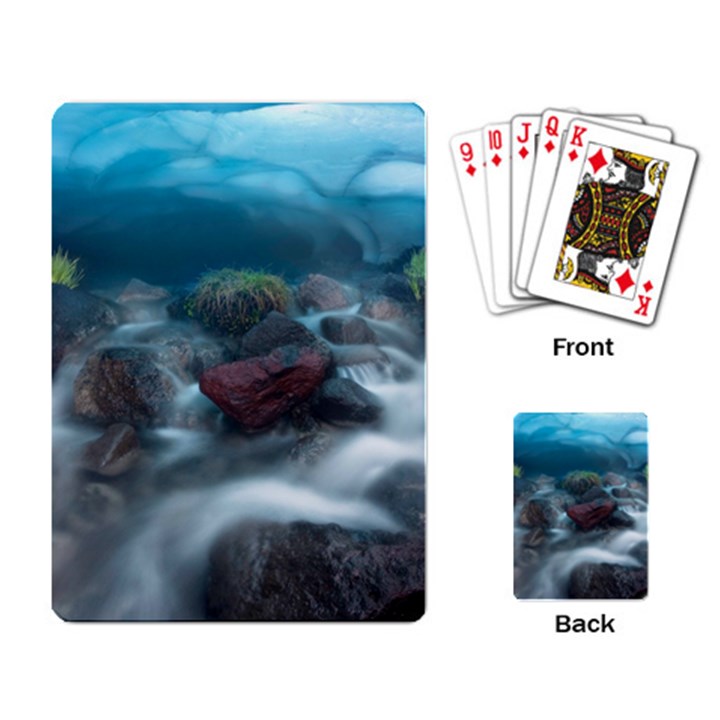 ICELAND CAVE Playing Card