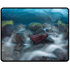 Iceland Cave Fleece Blanket (medium) 