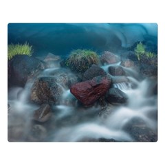 Iceland Cave Double Sided Flano Blanket (large) 