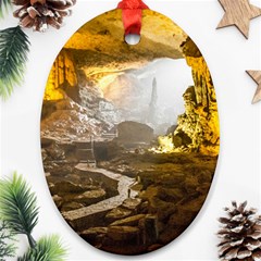 Ha Long Bay Ornament (oval)  by trendistuff