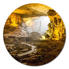 Ha Long Bay Magnet 5  (round) by trendistuff