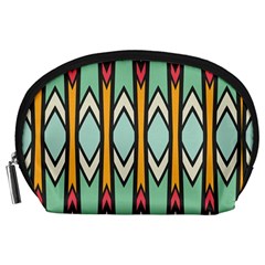 Rhombus And Arrows Pattern Accessory Pouch