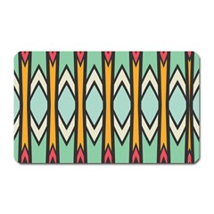 Rhombus And Arrows Pattern			magnet (rectangular) by LalyLauraFLM