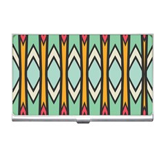 Rhombus And Arrows Pattern			business Card Holder