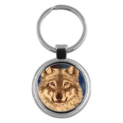 Wolf Key Chains (round)  by ArtByThree