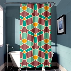 Stars And Other Shapes Pattern	shower Curtain 36  X 72 